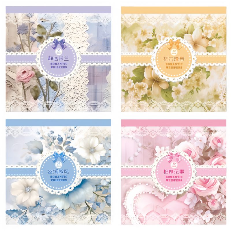 即日出荷 120枚 大きめ 正方形 素材紙ブック 150×150mm レース ペーパー 海外 コラージュ素材 ペーパー 海外デザインペーパー 背景紙 素材紙 便箋 海外 紙物 ヴィンテージ ペーパー コラージュ 素材 レトロ レース柄 花柄 スクラップブッキング デコレーション 手帳 DIY