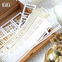 即日出荷 透かし彫り フレーム 素材紙 枠 飾り枠 便箋 メモ 30枚3色3種素材 コラージュ素材 異素材 セット 紙活 紙モノ 背景紙 素材ペーパー デザイン...