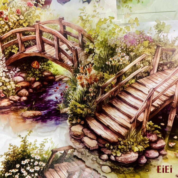 即日出荷 クリアシール 大きめ コラージュ 素材 シール ガーデニング ガーデン 庭園 花柄 ローズ 藤の花 書房 花屋 小屋 部屋 建築 建物 大人 かわいい 扉 窓 ウィンドウ 植物 イラスト PET シール ヴィンテージ アンティーク レトロ デコレーション コラージュ素材 手帳 DIY