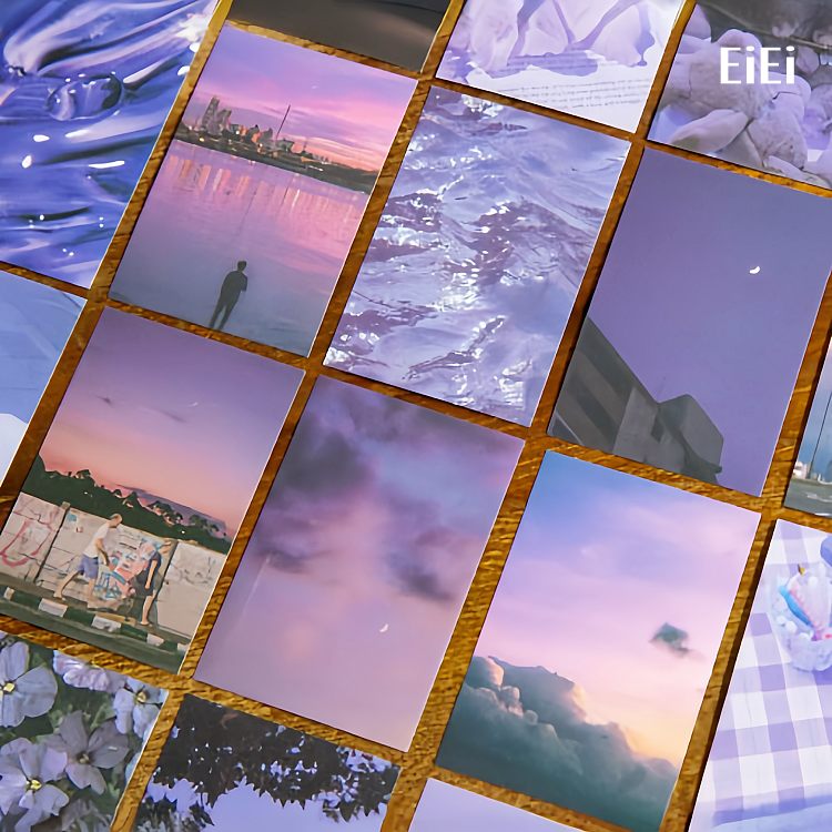 即日出荷 100柄100枚 シールブック ステッカーブック Ins風 写真 風景 背景 アルバム 夜空 空の模様 空月 花柄 果物 自然 風景雑貨 ステッカー海外 コラージュ 素材 ジャンクジャーナル ビンテージ アンティーク レトロ シールシート 手帳 デコ 日記 DIY