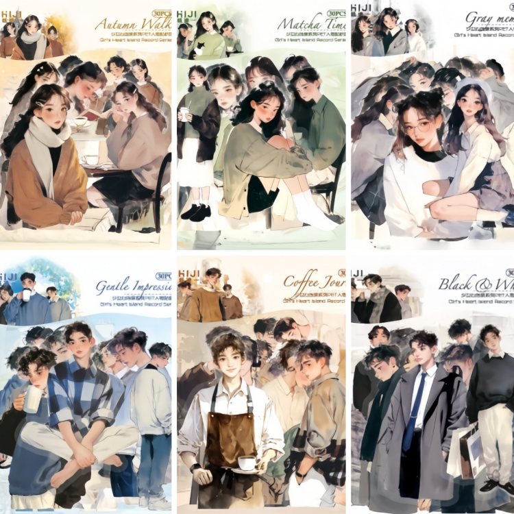 即日出荷 180枚 人物シール 男の子 女の子 男性 女性 少男 少女 女子 男子 少年 青年 彼氏 男 大人 手..