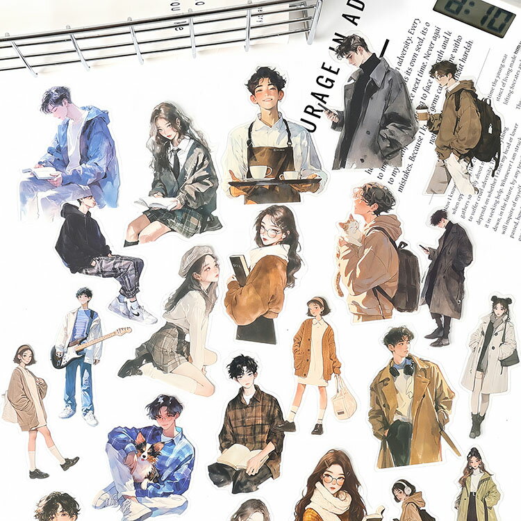 即日出荷 人物シール クリアシール 大きめ 女の子 男の子 大人 フレークシール 耐水PET素材 海外 コラージュ 素材 セット ジャンクジャーナル デコレーション 透明 人物 クリア シール 韓国 女子 男子 カップル 海外ステッカー 手帳 日記 スマホカバー アレンジ おしゃれ DIY