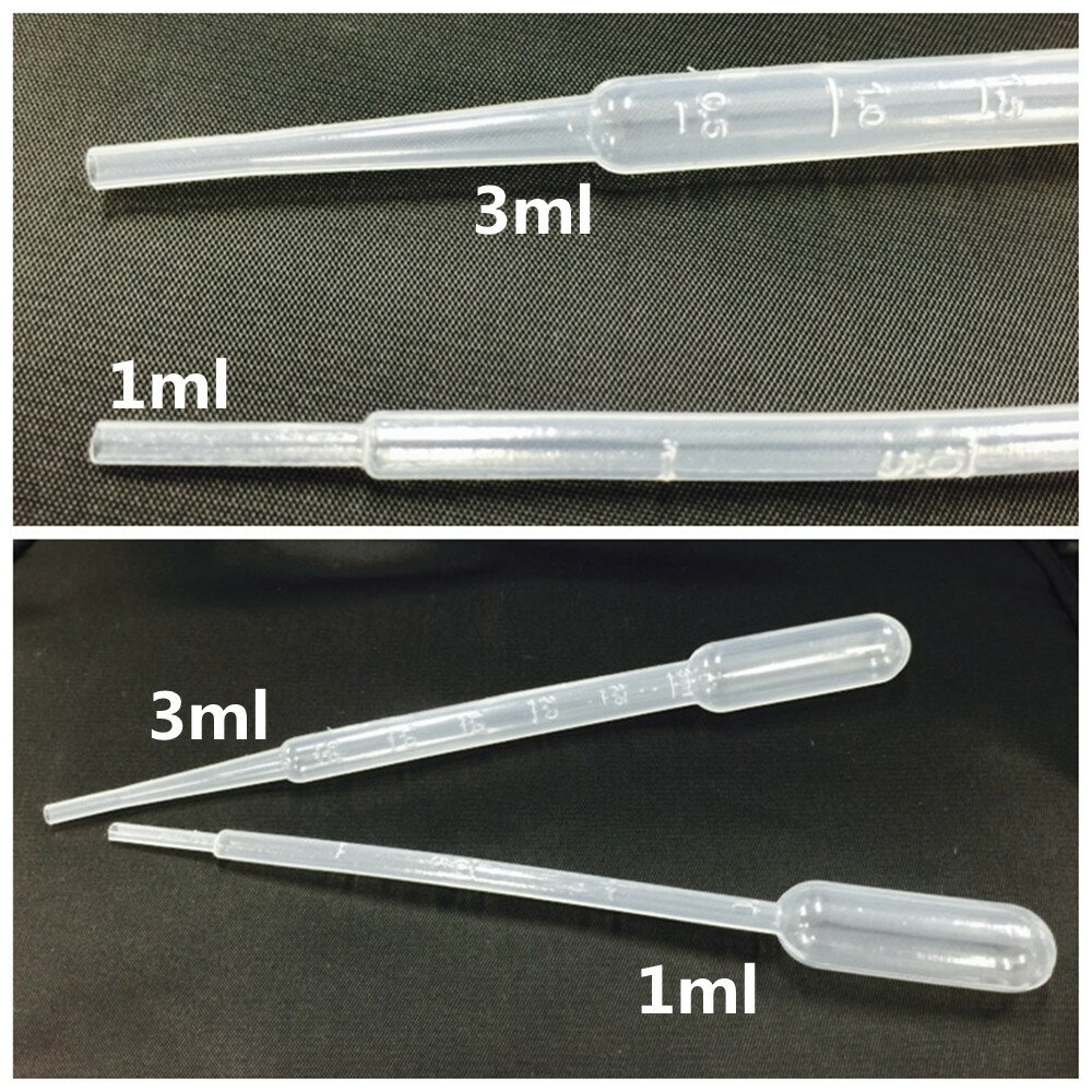 【訳あり、在庫処分】アロマオイル用スポイト(ピペット) スポイト(1個) 3ml＆1ml　2サイズあり 3