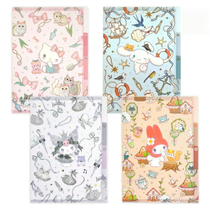 Rakuten - 即日出荷 金箔押し A5サイズ 3ポケットクリアファイル サンリオキャラクターズ×たけいみき A5クリアファイル3ポケット ハローキティ シナモロール クロミ マイメロディ 大人気 サンリオ キャラクター たけいみき クローズピン 大人 おしゃれ かわいい 文具 文房具 収納