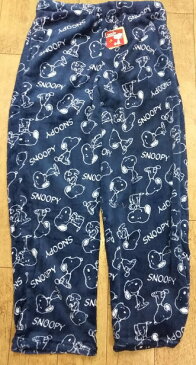 【メンズパンツ】ブランドSNOOPY　暖かふわふわパンツ