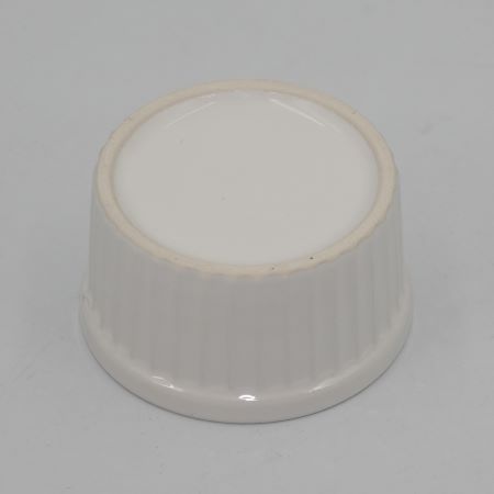 高原の乳白オレンジ　スフレS　7cmココット