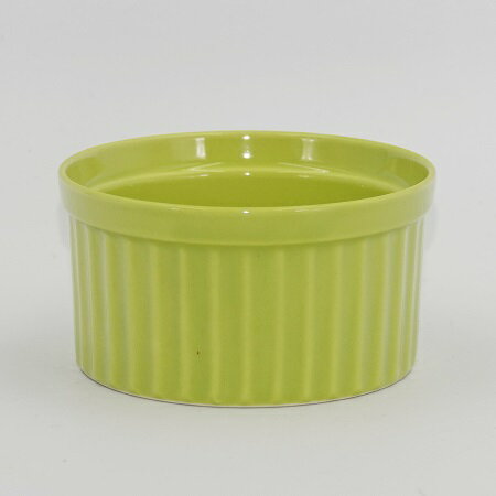 イエローグリーン　スフレMサイズ　9cmココット