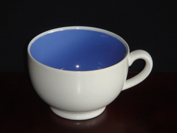 高原の乳白ブルー　スープカップ