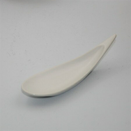 白マット しずく型アミューズスプーン