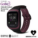 【ポイント10倍 送料無料 プレゼント】HEALBE GoBe3 Burgundy ヒールビー ゴービー3 時計 スマートウォッチ メンズ レディース 摂取カロリー計測 消費カロリー計測 エネルギーバランス 水分バランス ストレスレベル 睡眠計測 脈拍数 歩数 移動距離 健康管理