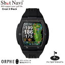 【ポイント10倍 送料無料 国内正規品】ショットナビ Shot Navi Crest 2 Black クレスト2 ブラック タッチパネル 腕時計型GPSゴルフナ...