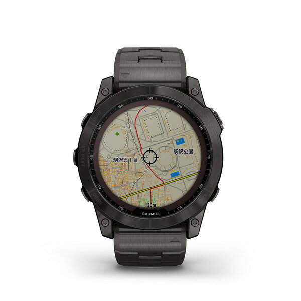 【ポイント10倍 送料無料】ガーミン GARMIN fenix 7X Sapphire Dual Power Ti Carbon Gray DLC/Carbon Gray DLC Vented TitaniumBand フェニックス サファイア デュアルパワー グレー/グレーバンド 010-02541-47 時計 スマートウォッチ メンズ 腕時計 ソーラー充電 Sica 音楽