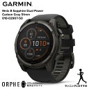 16日まで限定!要エントリー2人に1人 100%Pバック 新作 ガーミン GARMIN フェニックス fenix 8 Sapphire Dual Power C...