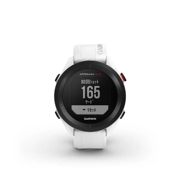 【ポイント10倍 送料無料】 ガーミン GARMIN Approach S12 White アプローチ S12 ホワイト 010-02472-22 メンズ スマートウォッチ 腕時計 時計 ゴルフ 距離計 高低差 ナビ スポーツ GPS アプリ スコア管理 データ分析 コース戦略 軽量 シンプル 防水 ウェアラブル 普段遣い