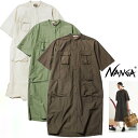 NANGA【 ナンガ 】【 W’s C/N RIPSTOP CAMP SHIRTS DRESS 】リップストップ シャツ ドレス ナイロン混シャツ ワンピース Color：【 L.BEG 】ライトベージュColor：【 OLIVE 】オリーブグリーンColor：【 D BRN 】ダークブラウン