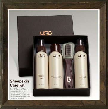 UGG 【 アグ　オーストラリア 】【 SHEEPSKIN CARE KIT 】クリーナー&コンディショナー118mlシープスキンプロテクター118mlフレッシュナー118mlスカフイレーザー・シープスキンケアキット【 4点セット 】