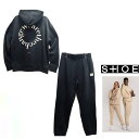 SHOE正規251-2321409-SETSHOE italy  HOODIE & LOGO PANTSスウェットパンツ セットアップcolorブラック