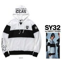 ■■SALE■■SY32 by SWEET YEARS【 エスワイサーティートゥー スィートイヤーズ 】TNS1743 WH 【EXCHANGE P/O HOODIE】フード BIGロゴ プルオーバー パーカーcolor:【 WHITE 】ホワイト