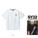 SY32 by SWEET YEARS【 スィートイヤーズ 】12232J【STAR SHIELD LOGO BACK PRINT TEE】バック ロゴ 半袖Tシャツcolor:【 WHITE 】ホワイト