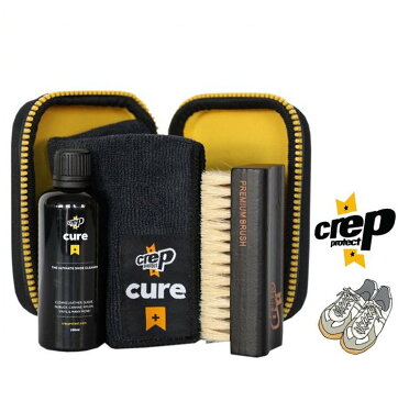 Crep Protect 【 クレップ プロテクト 】【 SHUE CARE KIT 】シュークリーナー100ml高級ブラシクリーニングクロス【 3点セット 】