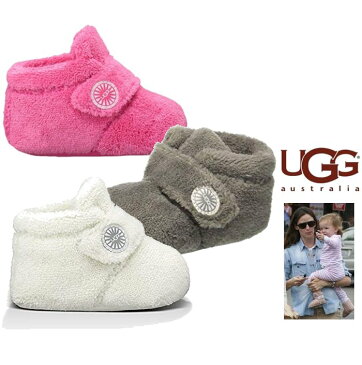 UGG Australia 【アグ　オーストラリア・KIDS】インファント BIXBEEインファント・ビックスビー柄・ルームシューズCOLOR :【VAN】オフホワイトCOLOR :【CHRC】ダークグレーCOLOR :【BBG】ピンク