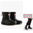 ■数量限定■POINT10倍HUNTER　BOOTS【ハンター】レディース ショート スノー ブーツWFS2108WWU【 HUNTER WOMENS　ORIGINAL INSULATED SHORT SONW　BOOT 】ショート丈・スノーブーツ・長靴color ： 【 BLACK 】ブラック