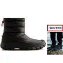 ハンターブーツ スノーブーツ メンズ HUNTER　BOOTS【ハンター】メンズオリジナル インシュレーテッド ショート スノー ブーツMFS9135WWU【ORIGINAL INSULATED SHORT SONW　BOOT 】ショート丈・スノーブーツcolor ： 【 BLACK 】ブラック