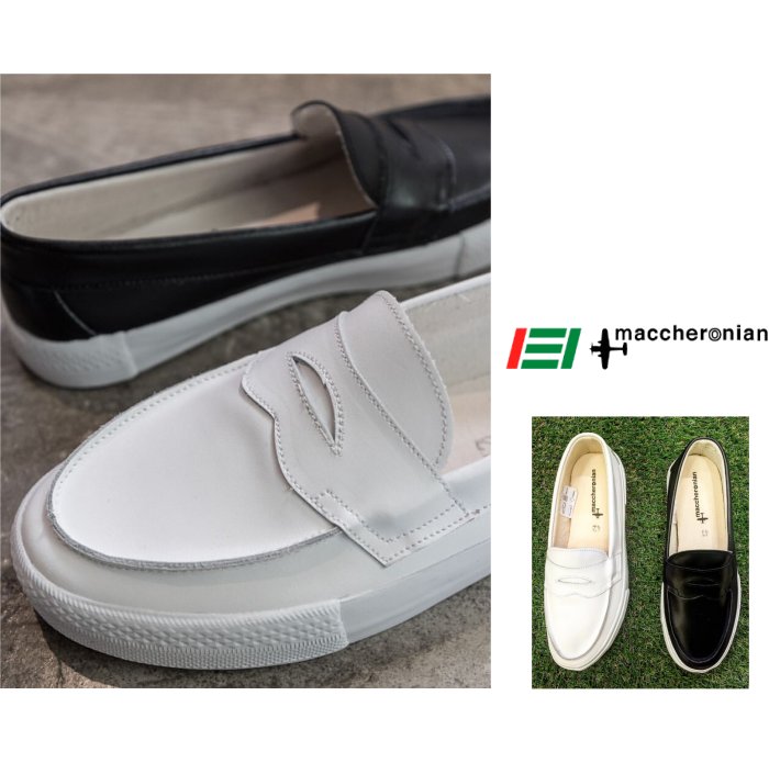 maccheronian ޥ˥ MENS &LEDIESե0036LTR-BK12LOWLETHERեSNEAKER쥶åȡåݥCOLOR WHITE ۥۥ磻