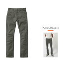 Nudie Jeans　45161-2056スリム・アダムスリム・チノパンツORGANIC COTTON WASHED TWILLZIP FLY（レングス32インチ）color：N715バンカー・カーキ