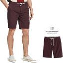 SCOTCHSODAy XRb`&\[_ zCotton-Linen Shortsl V[gpccolorFy Bordeau bergine z{h[