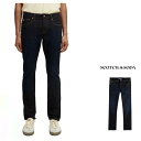 SCOTCH＆SODA163920 ラルストンRalston regular slim fit jeansスリムテーパードFIT・デニムパンツcolor：ダーク・ブラックネイビー