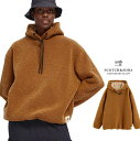SCOTCH&SODA【スコッチ&ソーダ・メゾンスコッチ】160441【 Hooded teddy sweat Hooded shirt 】ボア・オーバーサイズプルオーバーパーカーColor:【 CAMEL 】キャメル