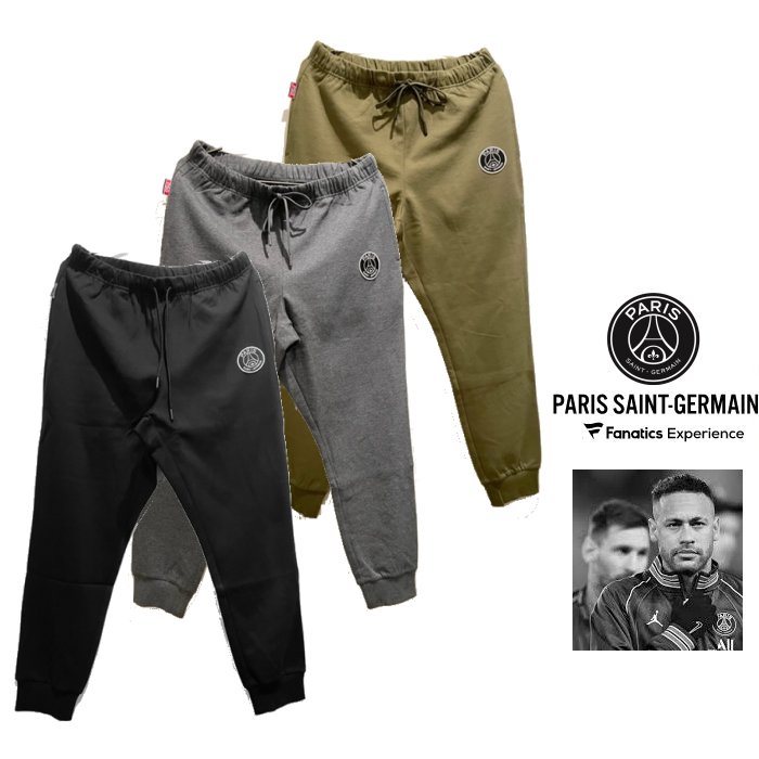 Paris Saint Germain【パリサンジェルマン】正規【 Fanatics 】PS1122FW0001 サンジェルマン・ロゴ スウェットパンツSWEAT PANTScolor【 KHAKI 】カーキcolor【 GRAY 】グレーcolor【 BLACK 】ブラック