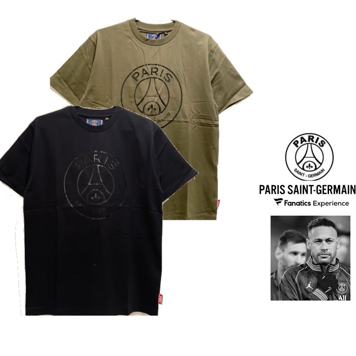 Paris Saint Germain【パリサンジェルマン】正規PS0122FW0002S T-Shirt (Reflect) Fanatics【 ファナティクス 】 パリ・サンジェルマン ラバーロゴ 半袖Tシャツcolor【 KAHKI 】カーキcolor【 BLACK 】ブラックのサムネイル