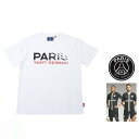 Paris Saint Germain正規PS0123FW0002 Fanatics パリ・サンジェルマン プリント＆エンブロイド 半袖Tシャツcolorホワイト