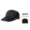 AMI PARIS  UCP009-CO0009『 AMI DE COEUR スタッズ キャップ 』UNISEX One Point Cap男女兼用・キャップcolorブラック