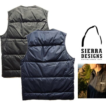 SIERRA DESIGNS【 シェラデザイン 】【 LIGHT DOWN VWST 】8312キルティング・ライト・ダウンベストColor:【 NAVY 】ネイビー