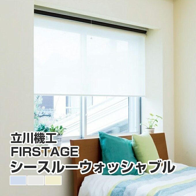 ロールスクリーン ロール カーテン ロールブラインド オーダー 送料無料 【 タチカワブラインド 立川機工 FIRSTAGE ファーステージ TKW　シースルー ウォッシャブル 幅 25-200cm 丈 30-300cm】遮光 オーダー 柄 防炎 遮熱 調光 洗える 送料無料