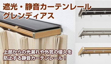 カーテンレール ダブル 伸縮式 ランナー【フルネス 遮光・静音カーテンレール グレンディアス 2.1m〜3.0m】 アイアン ブラインド カーテン レール 取り付け おしゃれ 天井付け 正面付け