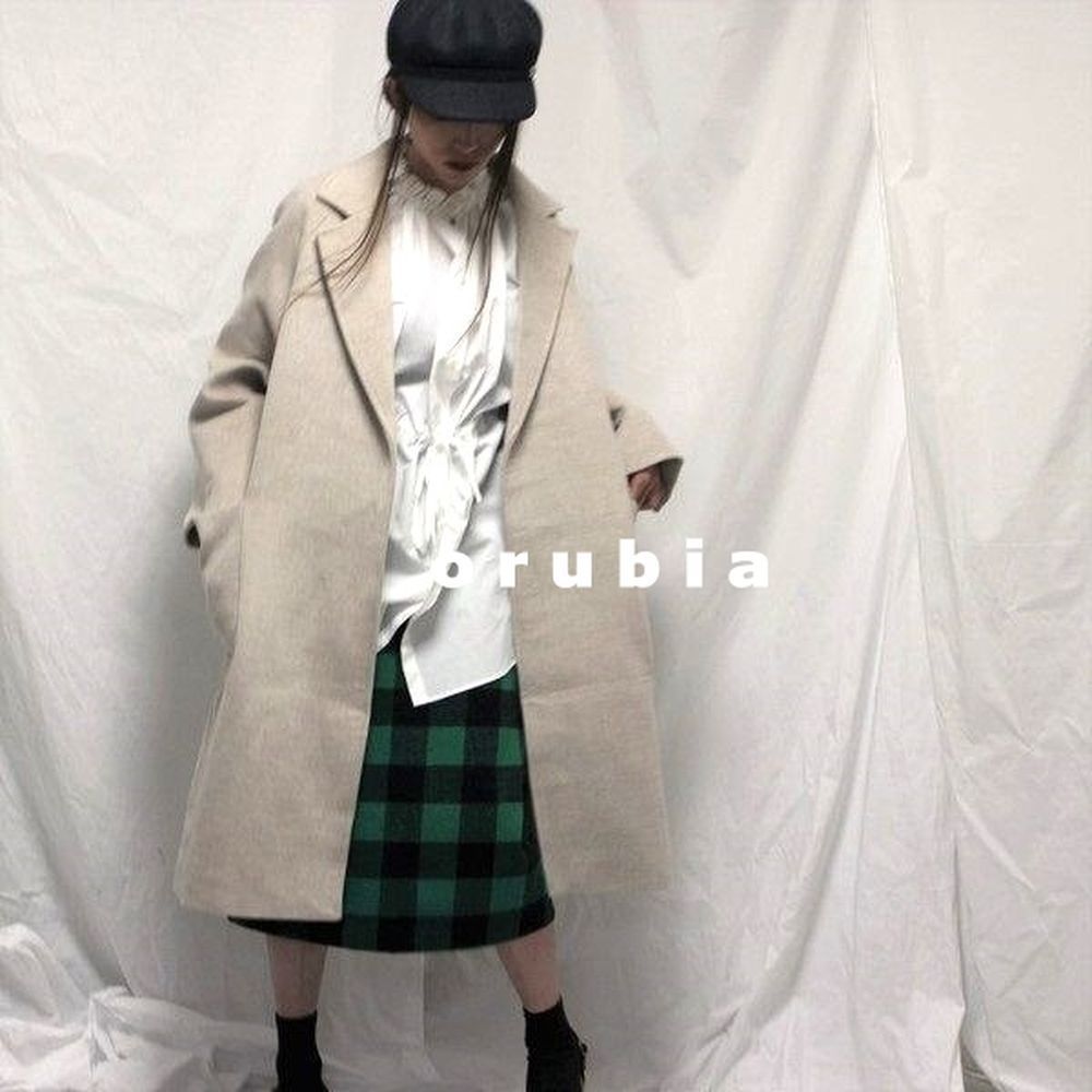 樂天商城 - 「商品大幅値下げ 在庫ある分だけ早い者勝ち」コート レディース ロング ガウン オーバーシルエット ベージュ ホワイト テーラード ロングコート レディース ガウンコート レディース orubia オルビア