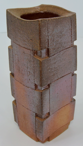 備前焼花器 日本工芸会正会員 赤毛敏男作【当日出荷可能】【送料無料】【smtb-kd】 [3]