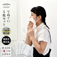 日本製 てぬぐい 5枚セット 送料無料 無地 手ぬぐい 手拭い セット 綿100％ コット...