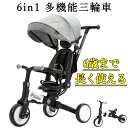 限定クーポン 6in1 子供三輪車 三輪車 手押し 舵取り 折りたたみ おしゃれ 幼児用 かじとり ベビーカー キックバイク バランスバイク 子供用自転車 キッズバイク 乗用玩具 ストライダー 1歳 2歳 3歳 4歳 5歳 6歳 誕生日 プレゼント 出産祝い