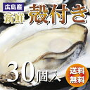 広島産 殻付き 牡蠣 （かき) 30個入り【送...