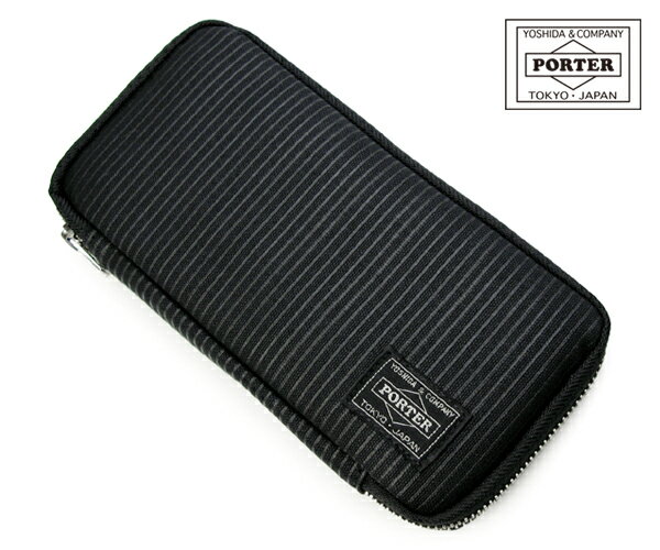 吉田カバン ポーター PORTER ドローイング ラウンドウォレット 財布 650-09780 ( poter ポーター財布 メンズ ブランド おしゃれ 長財布 誕生日プレゼント 男性 ラウンドファスナー ウォレット ブランド財布 メンズ財布 ラウンドジップ 紳士用財布 40代 )