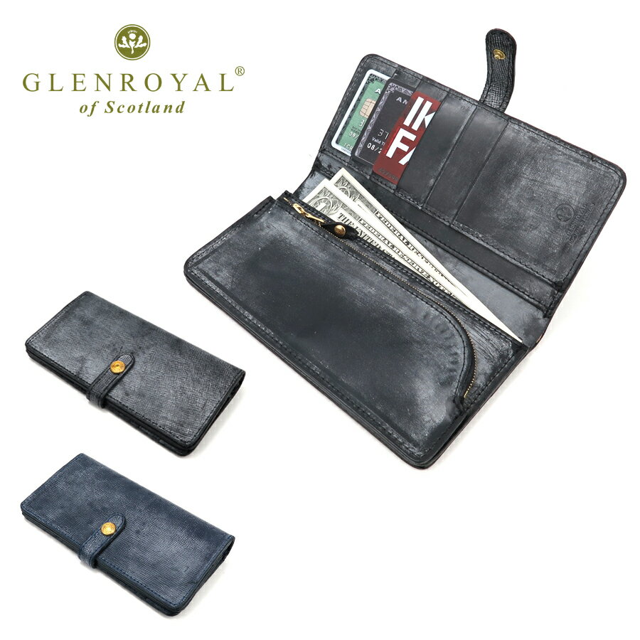 グレンロイヤル GLENROYAL LB03-6178 フルブライドルレザー 長財布 | 財布 メンズ ブランド ウォレット ロングウォレット レイクランドブライドル プレゼント 彼氏 L字 メンズ財布 デザイン 小…