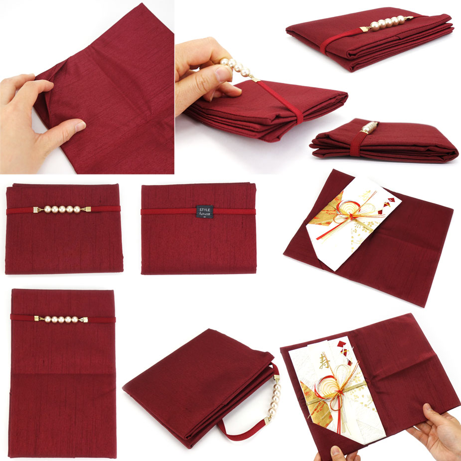 【宅配便専用商品】ふくさ styleFUKUSA 日本製 ふくさスタイル コンパクトふくさ（ブリアン） ビースパール 二つ折り 慶事用 金封袱紗 帛紗 男性用 女性用 メンズ レディース ユニセックス 男女兼用 メイドインジャパン 冠婚葬祭 熨斗袋入れ