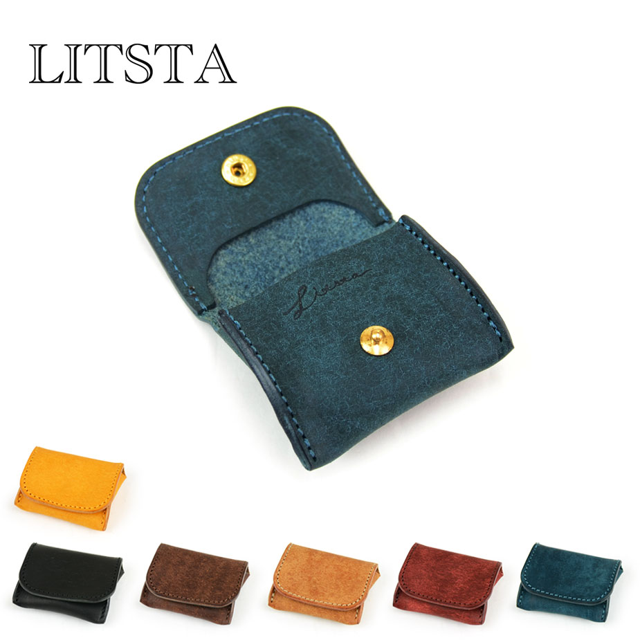 コインケース 小銭入れ 日本製 本革 イタリアンレザー プエブロ PUEBLO プエブロレザー 牛革 Litsta リティスタ Tiny Coin Case 母の日