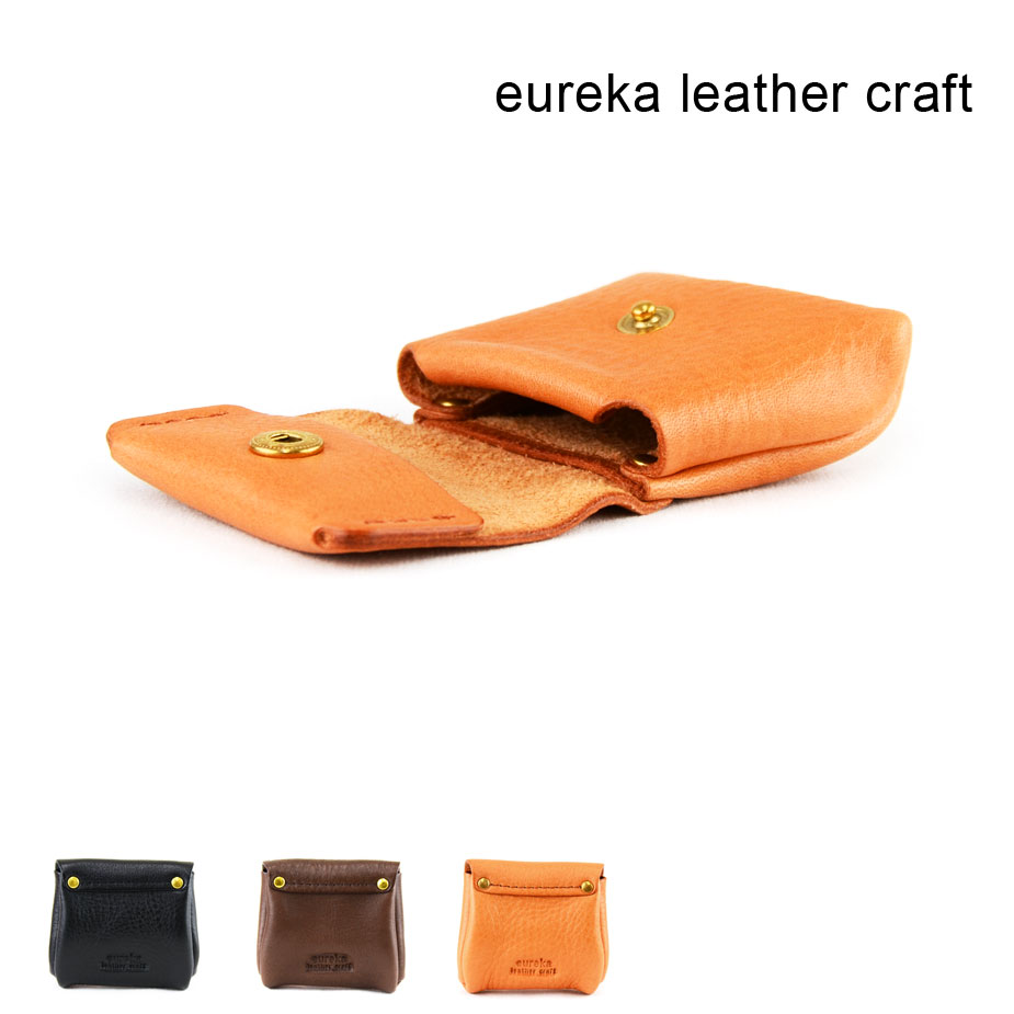 コインケース 小銭入れ ヌメ革 本革 日本製 eureka leathercraft ユリカレザークラフト 小銭4 革財布