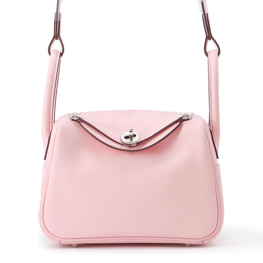 エルメス リンディ ミニ ローズサクラ/シルバー金具 スイフト B刻印 HERMES 2wayショルダー エルメス リンディ エルメス バッグ エルメス レディース HERMES BAGのサムネイル